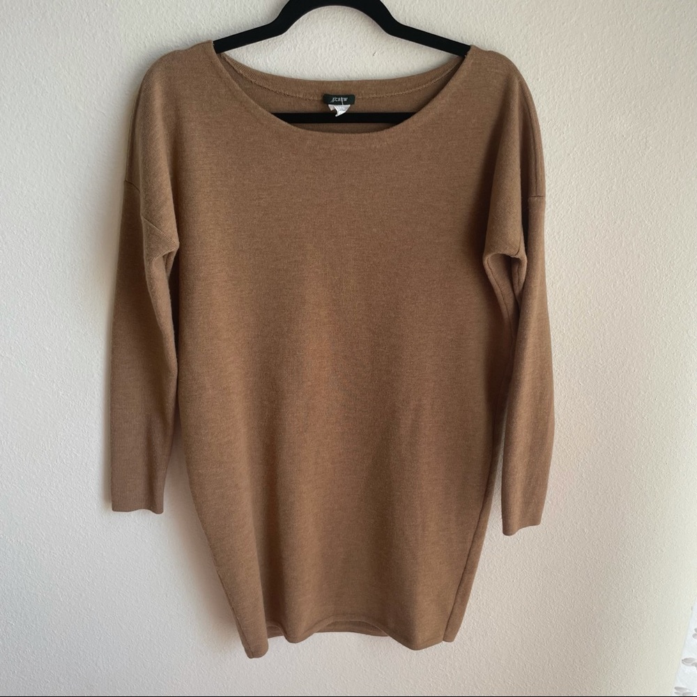 J. CREW | Women’s Wool Tunic Sweater Tan